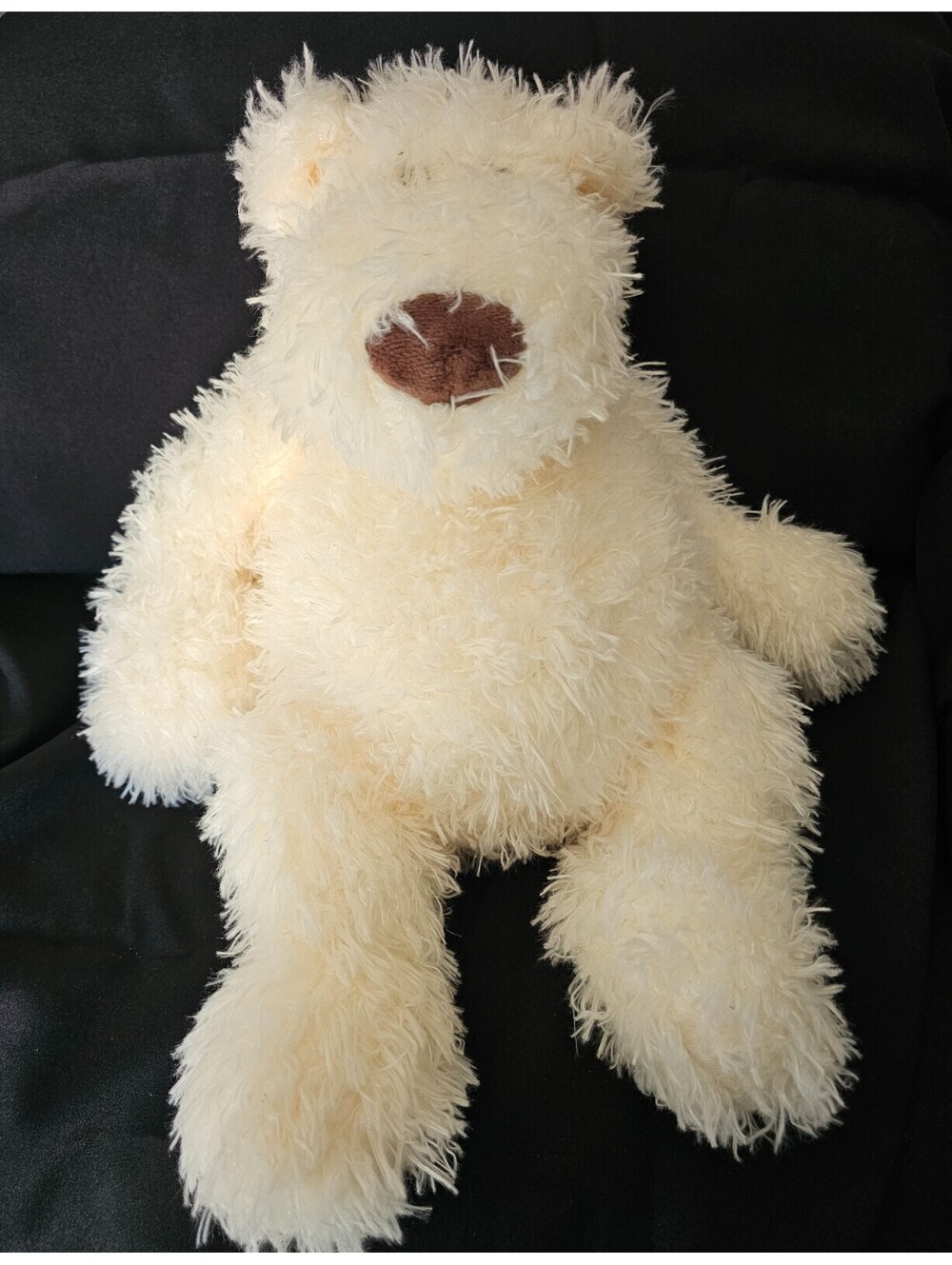 GUND Schlepp Cream Teddy Polar Bear Plush Toy Shaggy Stuffed Animal 18" Soft